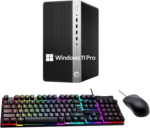 HP ProDesk 600 G3 mini Tower Business Desktop Computer - Core i5-6500 3.2GHz-3.6GHz, 8GB DDR4 RAM 500GB HDD, Windows 11 Pro, WiFi, USB, Bluetooth(Renewed) in Saudi Arabia