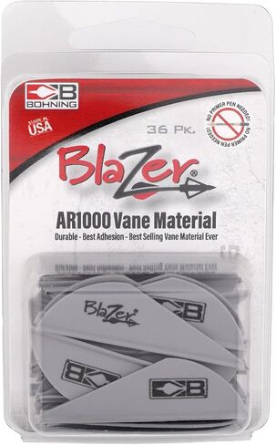 Bohning Blazer® Vane, 2" Hunting, 3D, Vane, Silver, 36pk in Saudi Arabia