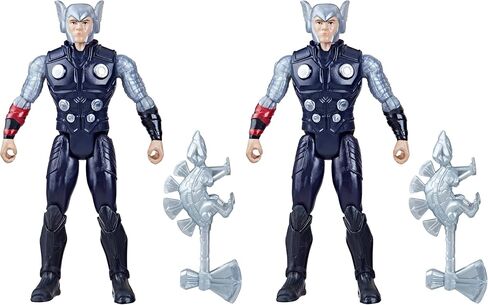 Marvel Mech Strike Mechasaurs, 4-Inch Thor Action Figure with Dino Weapon Accessory, Super Hero Toys for Kids Ages 4 and Up in Saudi Arabia