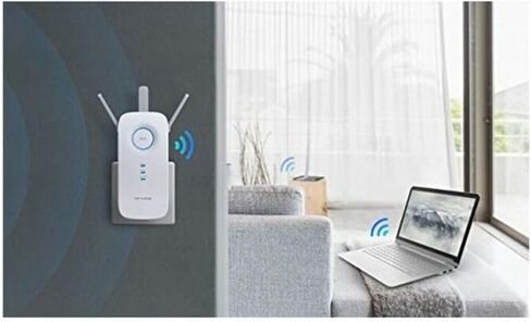 TP-Link WiFi repeaters (6.0 x 3.0 x 2.5) in Saudi Arabia