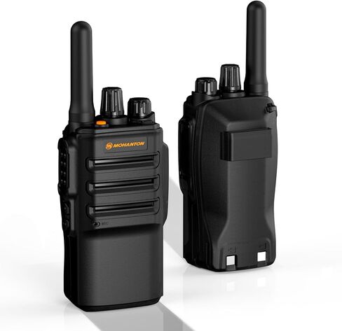 أجهزة اتصال لاسلكية HA-23S FRS، أجهزة اتصال لاسلكية طويلة المدى بطول 35 ميلًا مع كابل برمجة، عمر بطارية لمدة أسبوع واحد، أجهزة راديو ثنائية الاتجاه، راديو محمول معتمد قابل لإعادة الشحن MIL-STD-810، (عبوتان) أسود in Kuwait