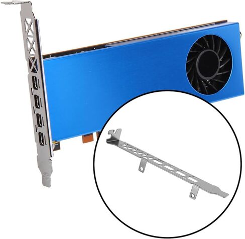 2pcs Full Height Bracket Compatible with AMD FirePro Radeon WX4100 WX 4100 WX3200 WX 3200 in Saudi Arabia