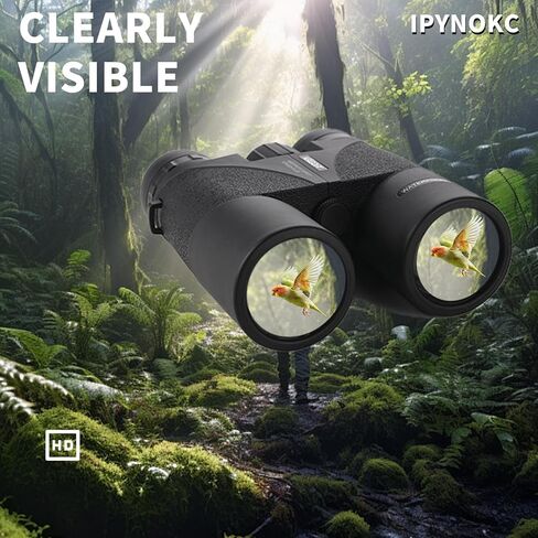12x42 High Powered Binoculars for Adults, Clear Optics for Wildlife & Sports, Essential Camping Gear & Hunting Gear for Outdoor Adventures and Travel in Kuwait