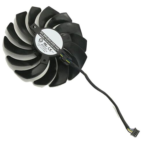 2 قطعة/الوحدة مراوح تبريد بطاقة الرسومات مناسبة لـ MSI RTX 3050 3060 3060TI 3070 Ventus 2X RX 6600 6600XT 6650XT 6700XT 6750XT الميكانيكية 2X سلسلة سطح المكتب PLD10010S12HH 95 مللي متر 12V 0.40A 4Pin (2 قطعة) in Kuwait