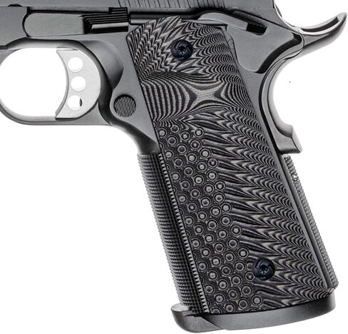 Guuun G10 Grips for Full Size 1911 Magwell Grip Ambi Safety Cut OPS Eagle Wing Texture in Saudi Arabia