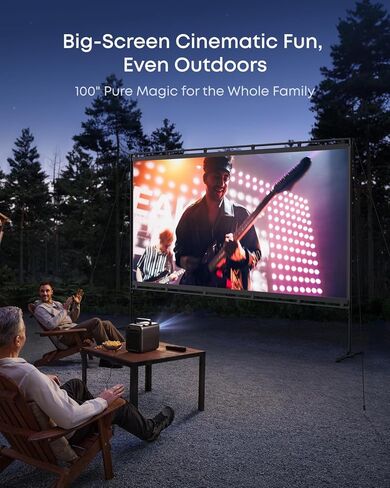 NEBULA X1 Triple Laser 4K Projector(Renewed) with NEBULA 100-Inch Outdoor Projector Screen in Saudi Arabia