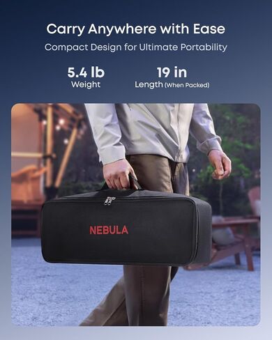 NEBULA X1 Triple Laser 4K Projector(Renewed) with NEBULA 100-Inch Outdoor Projector Screen in Saudi Arabia
