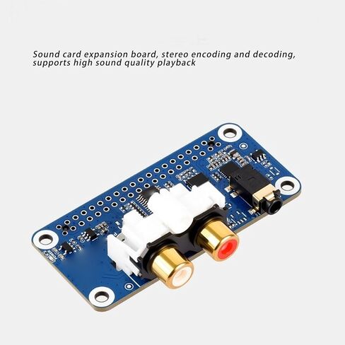 لوحة بطاقة الصوت Yoidesu DAC، لوحة توسيع الصوت HiFi I2S DAC مع منفذ سماعة أذن 3.5 مم وواجهة AV، للوحات الأم RasPi 5 4B 3B + 3B W 2W Pico W Pico 2W in Saudi Arabia