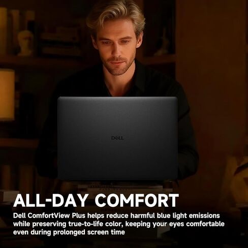 Dell 16 Touchscreen Laptop Computer - Intel 10-Core 7 150U (up to 5.4 GHz), 32 GB DDR5 RAM, 1 TB SSD, 16" FHD+ Touch Display, Backlit KB, Wi-Fi 6, Copilot AI, Windows 11 Pro, Black in Kuwait