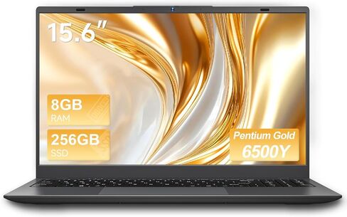 كمبيوتر محمول 8 جيجابايت رام 256 جيجابايت SSD، كمبيوتر محمول مع معالج بنتيوم (يصل إلى 3.4 جيجا هرتز، Beats N5095)، شاشة FHD 15.6 بوصة، عمر بطارية طويل، Type-c، WiFi 5، BT 5.2، أجهزة كمبيوتر محمولة للأعمال والطلاب. in Saudi Arabia