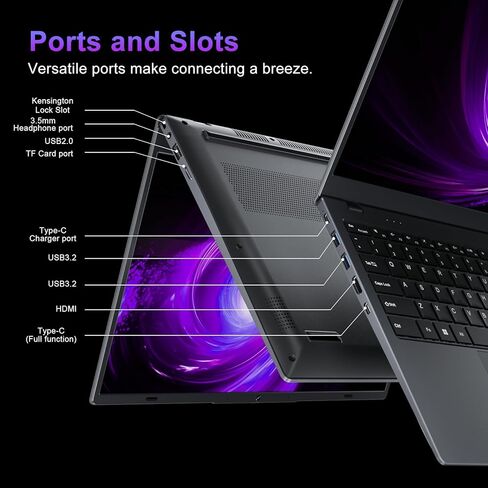 كمبيوتر محمول 8 جيجابايت رام 256 جيجابايت SSD، كمبيوتر محمول مع معالج بنتيوم (يصل إلى 3.4 جيجا هرتز، Beats N5095)، شاشة FHD 15.6 بوصة، عمر بطارية طويل، Type-c، WiFi 5، BT 5.2، أجهزة كمبيوتر محمولة للأعمال والطلاب. in Saudi Arabia