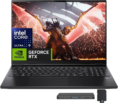 كمبيوتر محمول للألعاب acer Predator Neo 16S AI، شاشة 16 بوصة WQXGA OLED 240 هرتز، Intel Core Ultra 9 275HX، GeForce RTX 5070 Ti، 32 جيجابايت DDR5، 2 تيرابايت SSD، لوحة مفاتيح بإضاءة خلفية RGB، ويندوز 11، أسود، مجموعة قاعدة إرساء 1 تيرابايت in Kuwait