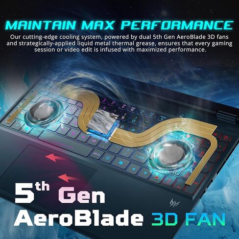كمبيوتر محمول للألعاب acer Predator Neo 16S AI، شاشة 16 بوصة WQXGA OLED 240 هرتز، Intel Core Ultra 9 275HX، GeForce RTX 5070 Ti، 32 جيجابايت DDR5، 2 تيرابايت SSD، لوحة مفاتيح بإضاءة خلفية RGB، ويندوز 11، أسود، مجموعة قاعدة إرساء 1 تيرابايت in Kuwait