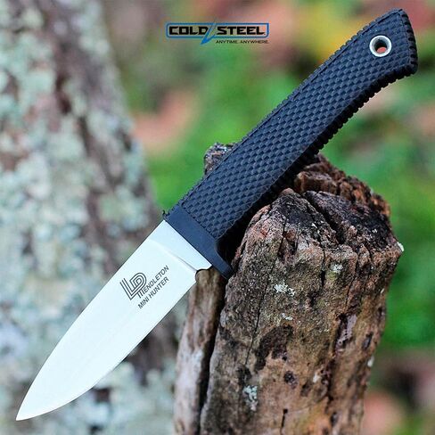COLD STEEL Pendleton Mini Hunter 3-Inch AUS 10A Stainless Steel Fixed Blade Outdoor Camping Game Hunting Knife | Shock-Absorbent Kray-Ex Handle, Weather-Resistant Secure-Ex Sheath in Saudi Arabia