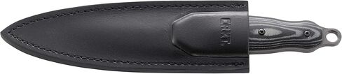 CRKT Shrill Fixed Blade Knife with Sheath: Stainless Steel Plain Edge Blade, Micarta Handle, 2075 in Saudi Arabia