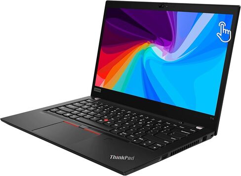Lenovo Thinkpad T14 Gen 2 14" Touchscreen Laptop, i5 1145G7 2.6Ghz, 16GB DDR4, 256GB NVMe SSD, 1080p Full HD, Thunderbolt 4, HDMI, Webcam, Windows 11 Pro - Black (Renewed) in Saudi Arabia
