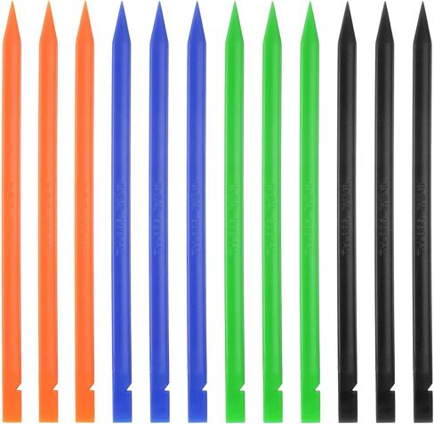 PATIKIL 6 x 150 mm Spudger Pry Tool, 12Pcs Antistatic Plastic Dual Ends Opening Pry Repair Tools Kit for Smart Mobile Phone Tablet Laptop PC Game Machine Electronics Devices, 4 Colors in Saudi Arabia