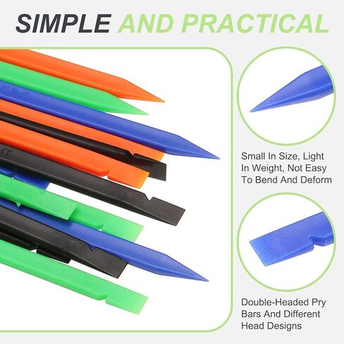 PATIKIL 6 x 150 mm Spudger Pry Tool, 12Pcs Antistatic Plastic Dual Ends Opening Pry Repair Tools Kit for Smart Mobile Phone Tablet Laptop PC Game Machine Electronics Devices, 4 Colors in Saudi Arabia