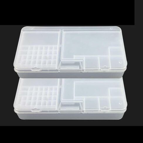 1 Piece Phone Repair Storage Box Case Phone Repair Module Organizer Case Phone Precision Component Storage Case Container Box Phone Precision Compartment Collector Case Box(Clear, B) in Saudi Arabia