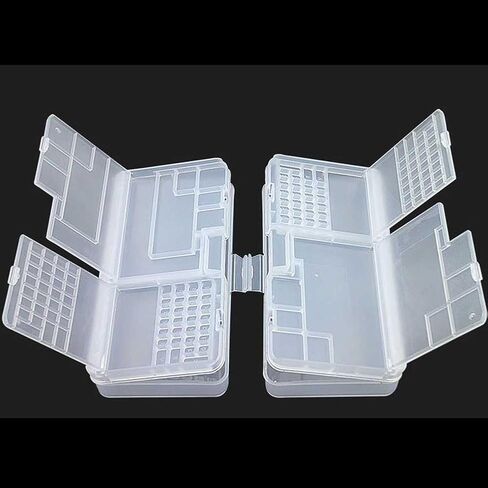 1 Piece Phone Repair Storage Box Case Phone Repair Module Organizer Case Phone Precision Component Storage Case Container Box Phone Precision Compartment Collector Case Box(Clear, B) in Saudi Arabia