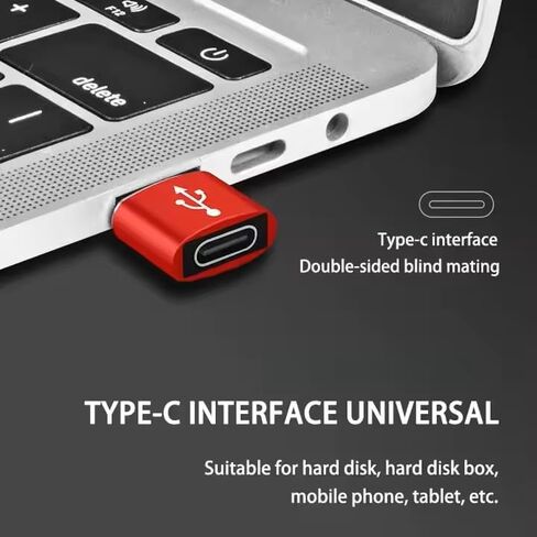 محول يو اس بي | محول USB من النوع A إلى USB من النوع C، شواحن 2.0، نقل البيانات، دعم صوتي بدون فقدان لسماعات الرأس - عبوة من 3 قطع in Saudi Arabia