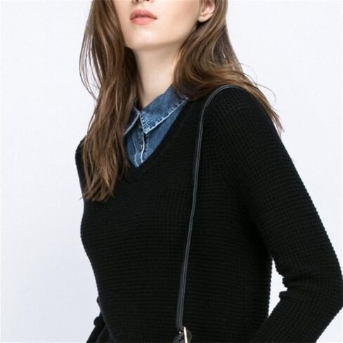 Denim False Collar for Women – The Ultimate Layering Essential for Women, Versatile Detachable Denim False Collar in Saudi Arabia