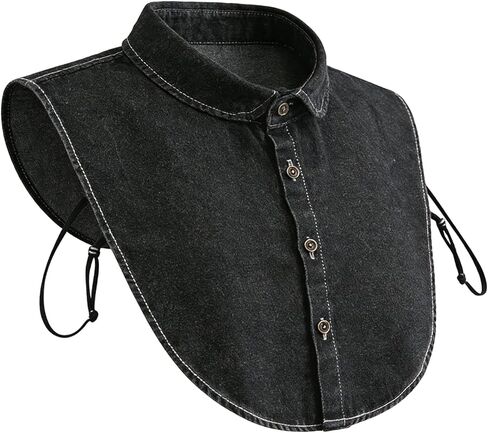 Denim False Collar for Women – The Ultimate Layering Essential for Women, Versatile Detachable Denim False Collar in Saudi Arabia