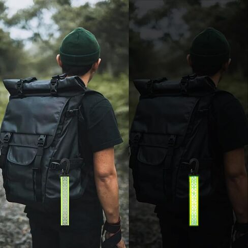 الأشرطة العاكسة 5 قطعة علامات السلامة العاكسة المعلقات العاكسة الليلية لحقيبة الظهر الملابس عربة ركوب الدراجات الجري in Saudi Arabia
