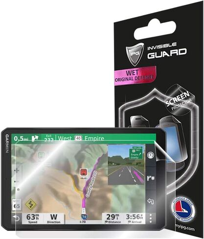 IPG For Garmin RV 890, GPS Navigator 8" Display Screen Protector Invisible Ultra HD Clear Film Anti Scratch Skin Guard - Smooth/Self-Healing/Bubble -Free in Saudi Arabia