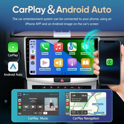 راديو ستيريو للسيارة Ford F150/F250 2004-2014، 7 بوصات Android 15 Carplay Rad، 2+64G كاميرا/ميكروفون AHD مع Carplay وAndroid Auto FM/RDS in Saudi Arabia