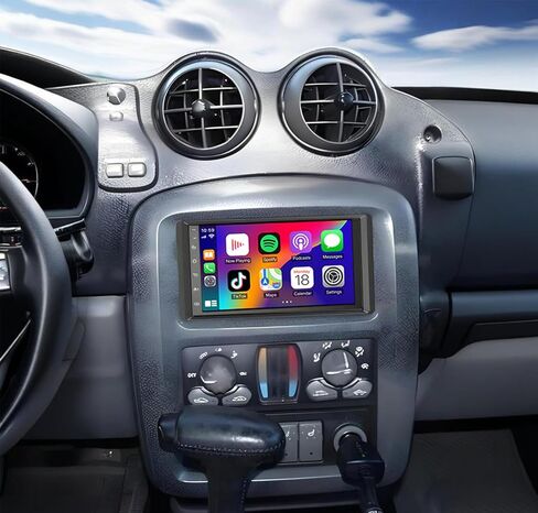 5G WiFi Android 13 Car Stereo for Pontiac Aztek 2001 2002 2003 2004 2005, 7 Inch IPS HD Touch Screen Car Radio Wireless CarPlay Android Auto, GPS FM/SWC Bluetooth 1080P Backup Camera-2+32G in Saudi Arabia