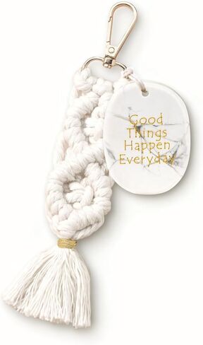 QIZHXPC Engraved Howlite Healing Stone with Tassel, Mental Crystal for Reiki & Anxiety Relief, Polished Stones Gift for Women, Moonstone Crystals Inspired in Saudi Arabia