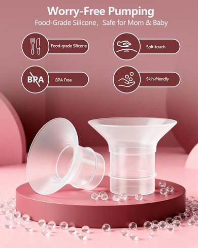 4 قطع إدراج شفة 12 مم متوافقة مع Momcozy/Spectra/eufy/Medela/Elvie/Lansinoh/Paruu مع مضخة شفة/درع 24 مم، مجموعة أدوات ضخ الشفاه الأساسية خيارات مقاس 12-22 مم in Saudi Arabia
