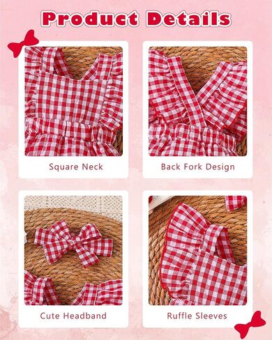 Baby Girl Clothes Newborn Girl Outfit Ruffle Sleeve Romper Bodysuit Headband 0-18 Month 2PCS Summer in Saudi Arabia