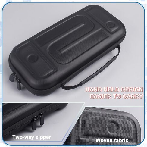 VGBUS Carrying Case for Nintendo Switch 2 2025, Protective Hard Shell Case with 15 Game Card Slots, Portable Travel Bag for Switch 2 Console and Accessories (Black) in Saudi Arabia