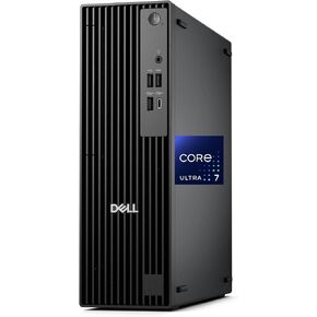 سطح المكتب Dell Pro Slim QCS1250 SFF (يستبدل OptiPlex SFF)، Intel Ultra 7-265K، 32 جيجا DDR5، 1 تيرابايت NVMe SSD، WiFi 6E، BT، USB-C، HDMI/DP، Windows 11 Pro، كمبيوتر صغير الحجم للأعمال - أسود in Kuwait