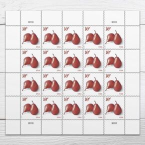 Pears Stamps 10 Cent (Sheet of 20) Red Postage Stamps Scott #5178 in Kuwait