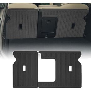 Backrest Mat for Volvo XC40 2018-2025 & C40 2022-2024 with Hook&Loop Accessories Rear Trunk Mat Rear Seat Back Cover Protector All Weather Anti-Slip Split Dog Liner 2 PCS in Kuwait