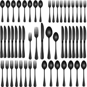 طقم أدوات فضية مكون من 30 قطعة بألوان قوس قزح، خدمة لـ 6 أشخاص، مجموعات أدوات مسطحة ملونة تحتوي على ملاعق سكين وشوكة وأدوات تناول الطعام لأدوات مائدة المطبخ in Kuwait