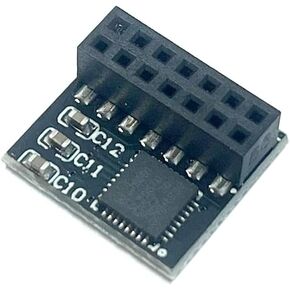 Security Module TPM 2.0 Module SPI 14Pin Module SLB9670 for ASUS ROG Strix B560-A B560-E B560-G B560-F B660-A B660-F B660-G Z590-A Z590-F Z590-E Gaming WiFi Compute Securely Bus Header Key in Saudi Arabia