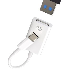 USB C to USB Adapter OTG 3.0 Cable for iPhone 16 15 Compatible for Samsung Galaxy S24 for iPad Android Type C USB-A Converter Tablet MacBook Data Transfer Connector Camera Keyboard Thunderbolt Dongle in Saudi Arabia