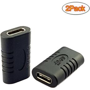 Seadream 2-Pack USB Type C Extension Adapter,USB 3.1 USB C Female to Female Coupler Connector for Samsung Galaxy S8, Google Pixel, and More (2Pack F to F) in Saudi Arabia