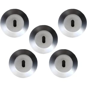 5 Pcs Laptop Security Lock with Adhesive Plate, Zinc Alloy Anti-Theft for Tablets and Notebooks, 1.3 in, Silver Color in Kuwait