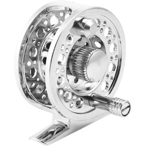 Toyvian Aluminum Alloy Fly Fishing Reel Large Arbor Design Interchangeable Left/Right Hand Sturdy Fishing Gear for Freshwater and Saltwater Angling in Saudi Arabia
