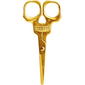 Suck UK Elephant Jumbo Scissors - Mighty Stainless Steel, Brass Finish Scissors for Fine & Heavy-Duty Use - Plastic - Free, Sharp & Unique Novelty Gift for Zoologists & Barbers in Saudi Arabia