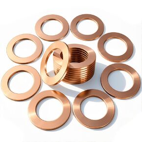 24PCS Dcoecue Oil Drain Plug Gasket Washer, M12 Aluminum Crush Washer for Oil Pan Drain Plug, Replaces OEM 90430-12031 for Toyota/Lexus/Scion in Saudi Arabia