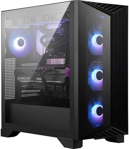 msi Codex R2 AI Gaming Desktop, Intel Ultra 7 265, NVIDIA RTX 5060 8GB GDDR7, 32GB DDR5, 3TB Storage (2TB SSD+1TB Docking Station), RGB Air Cooling, Wi-Fi 6E, Keyboard & Mouse, Windows 11 Pro, Black in Saudi Arabia