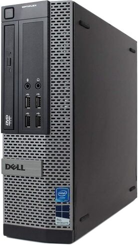 Dell Optiplex 7010 Desktop Computer - Intel Core i7 Up to 3.8GHz Max Turbo Frequency, 16GB DDR3, New 1TB SSD, WiFi, USB 3.0, DVDRW, 2X Display Port, Windows 11 Pro (Renewed) in Kuwait