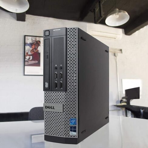 Dell Optiplex 7010 Desktop Computer - Intel Core i7 Up to 3.8GHz Max Turbo Frequency, 16GB DDR3, New 1TB SSD, WiFi, USB 3.0, DVDRW, 2X Display Port, Windows 11 Pro (Renewed) in Kuwait