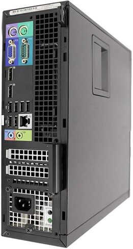 Dell Optiplex 7010 Desktop Computer - Intel Core i7 Up to 3.8GHz Max Turbo Frequency, 16GB DDR3, New 1TB SSD, WiFi, USB 3.0, DVDRW, 2X Display Port, Windows 11 Pro (Renewed) in Kuwait
